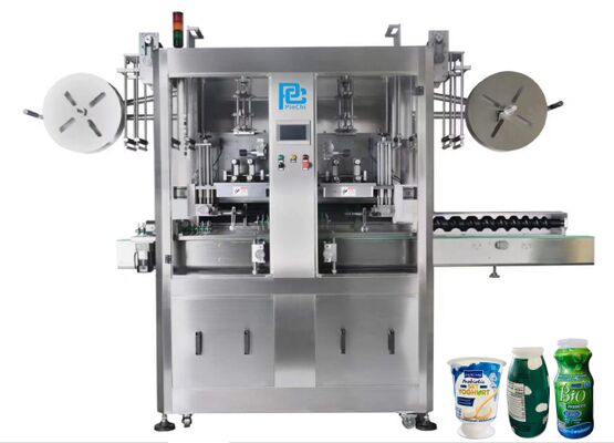 Industrial Automatic Shrink Sleeve Labeling Machine For Milk Bottle ODM