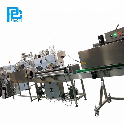 600ml PET Bottle Sleeve Machine Shrink Sleeve Packaging Machine For Food Beverage
