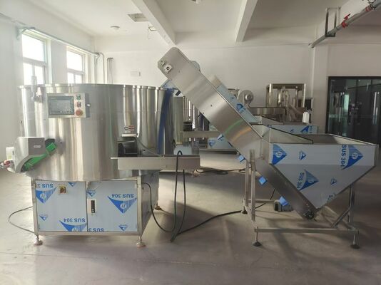 SUS304 1000mm Pet Bottle Palletizer Turntable Unscrambler Machine 500W