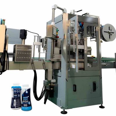 Automatic Bottle Shrinking Sleeve Machine with PLC Touch Screen Control and 304 Stainless Steel for 100-3,000 Units per Hour