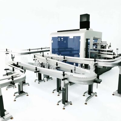 Fully Automatic Bottling Machine with Robotic Arm and PLC Control System for High-Efficiency Packaging